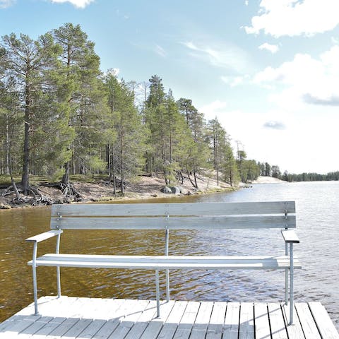 Spend idyllic days by the lake or explore the surrounding countryside