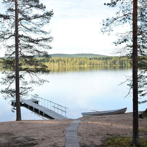 Immerse yourself in the natural beauty of Finland from Lake Livojärvi