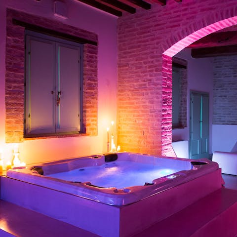 Relax in your private spa