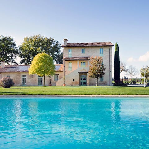 Have a refreshing swim in the immaculate pool