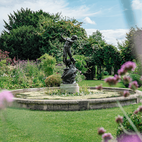 Enjoy a brisk walk around Regent's Park on a sunny morning