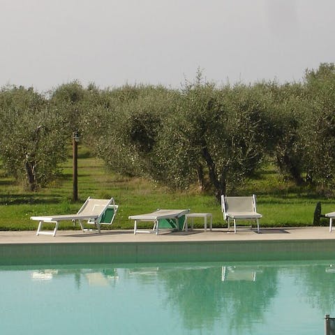 Cool off from the Mediterranean sunshine with a dip in the shared pool