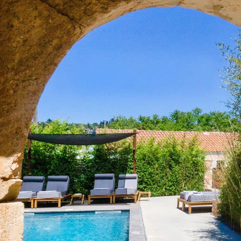 Spend well-deserved lazy days lounging by the pool