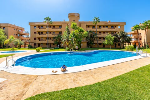 Take a dip in the refreshing waters of the communal swimming pool