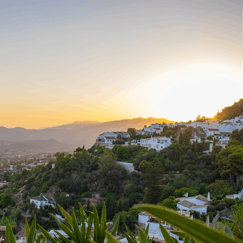 Fall in love with the striking hilly landscapes around Mijas