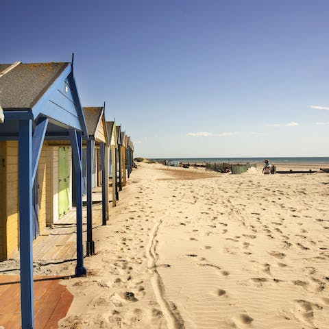 Kick off your shoes and sink your toes into the golden sands of West Wittering Beach