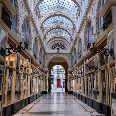 Explore the historic city of Nantes, perhaps even enjoying a spot of retail therapy at the Passage Pommeraye
