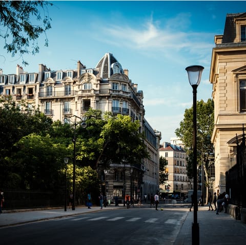 Go out and explore Paris' historic streets from your central Pigalle location