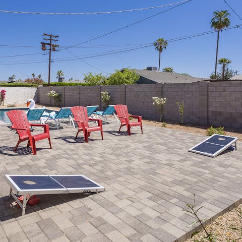 Get a cornhole tournament going