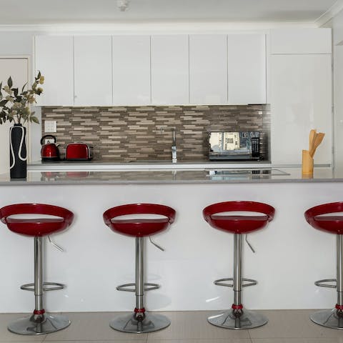 Cook up some malva pudding in the modern kitchen