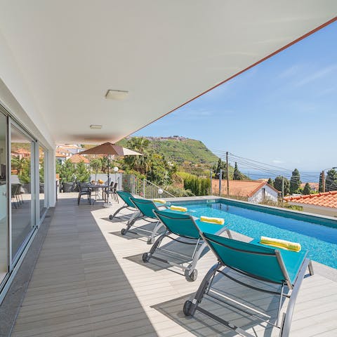 Step outside and savour the refreshing views from the pool