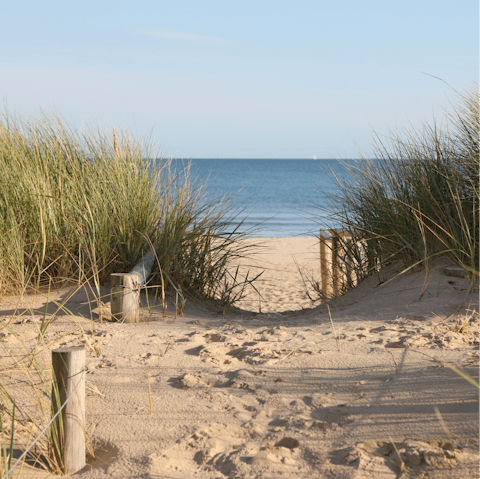 Discover wonderful sandy spots – the nearest beach is 3km away