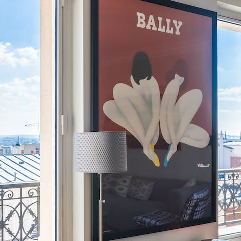Enjoy the oversized vintage posters