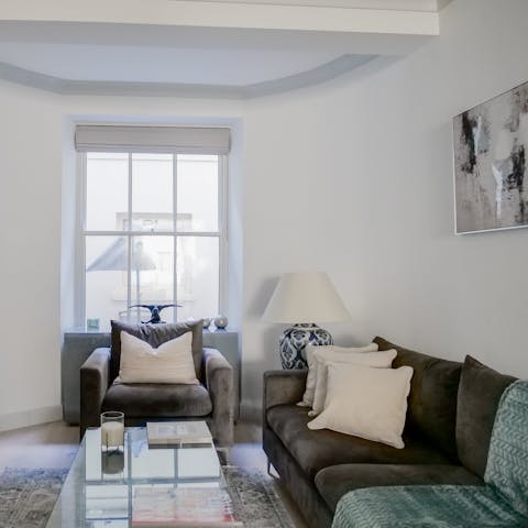Sprawl out on the sofas in the lounge and rest your feet
