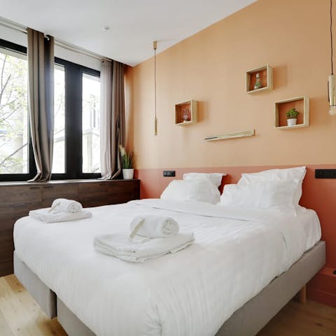 Wake up in the comfortable bedrooms feeling rested and ready for another day of Paris sightseeing