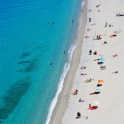 Spend relaxing days on Playa de Torreblanca, just a short walk away