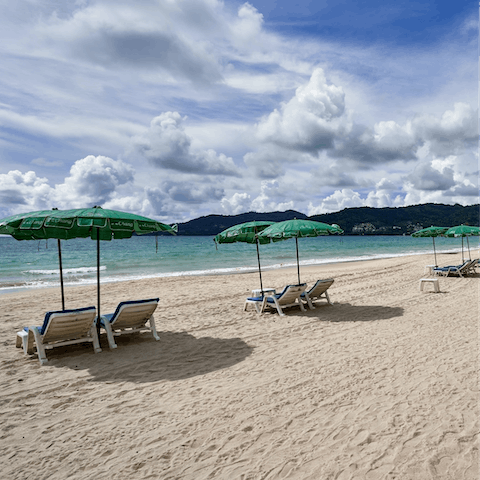 Relax in paradise on nearby Patong Beach