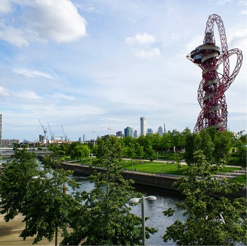 Stroll to the London Olympic Stadium – it's a few minutes away on foot