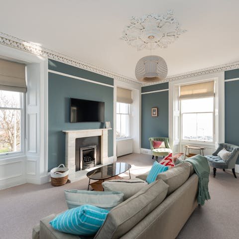 Put some kindling in the wood-burner and get cosy during chilly nights
