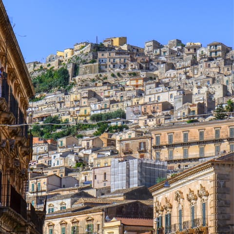Explore the majestic sights of Val di Noto – Modica is a short drive away 