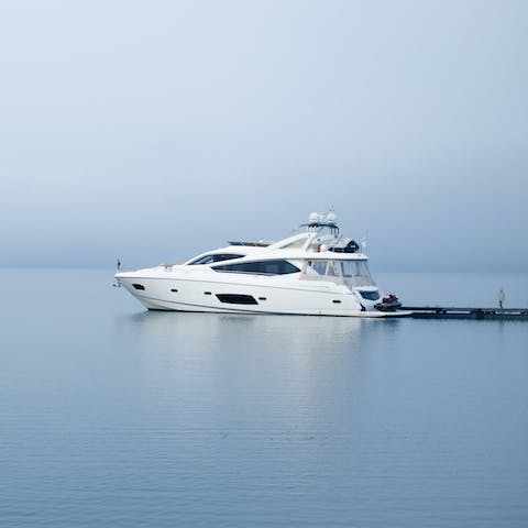 Take a trip to Porto Santo Stefano to see the luxury yachts, just a ten–minute drive away
