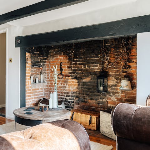 Fall in love with the Grade II-listed character, like the original fireplaces and bread ovens