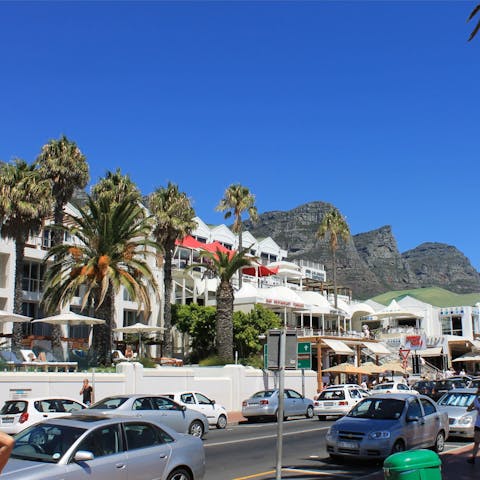 Explore the boutique shops and eateries  in Camps Bay
