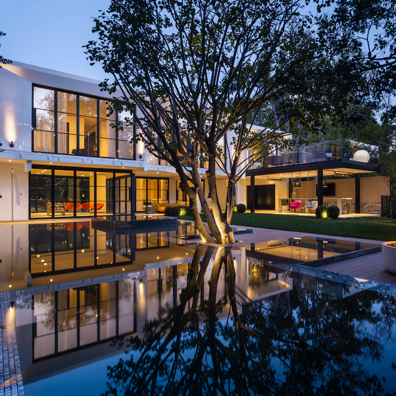 Relax by the zero-edge infinity pool before making use of the outdoor kitchen