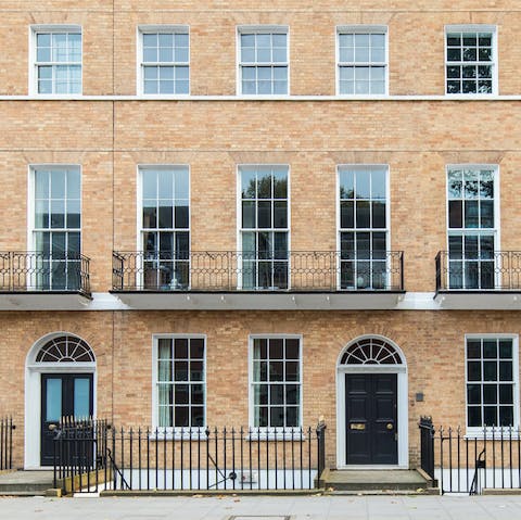 Stay in a majestic grade-two listed Georgian townhouse