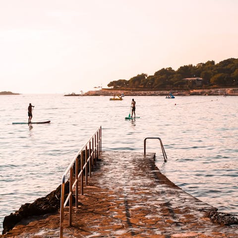 Explore the sandy beaches on the Lanterna coast