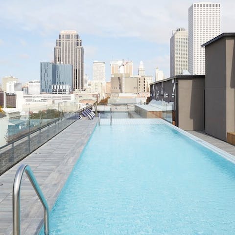 Take a swim with sublime views of New Orleans' skyline
