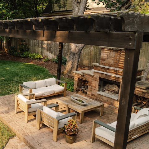 Gather everyone for evenings of barbecue and great company in the garden lounge area