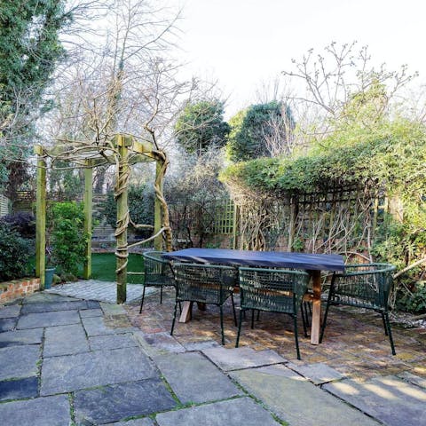 Light the barbecue and enjoy leisurely evenings in the garden