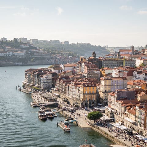 Stroll down to the Douro River and soak up the sights along the way (forty minutes on foot)