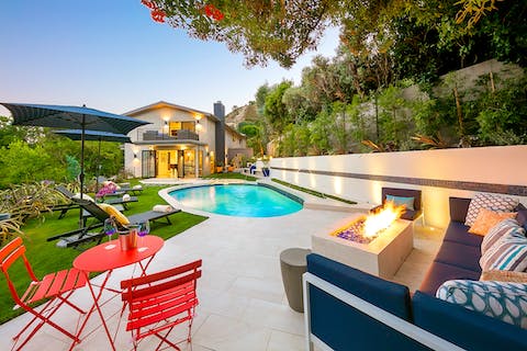 Spend cosy evenings by the firepit