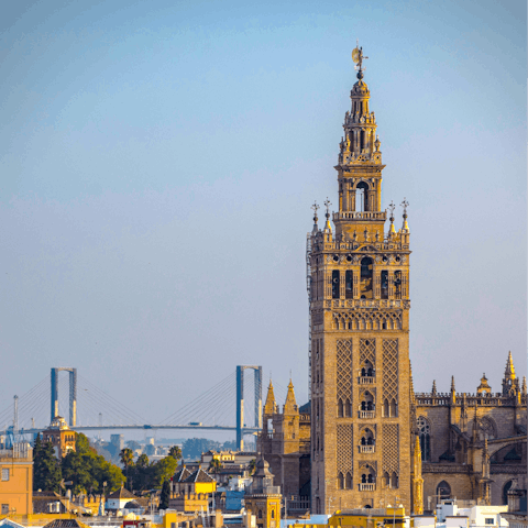 Discover many of Seville's attractions, which are within walking distance