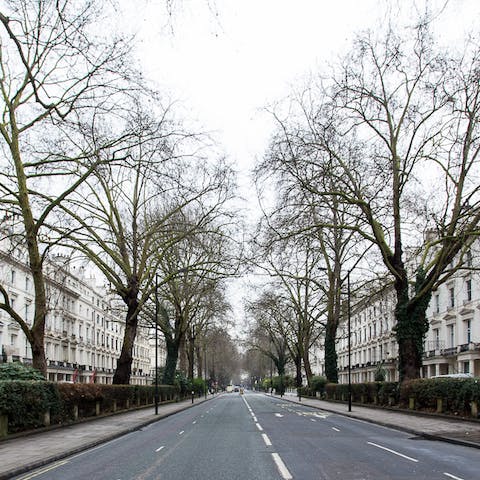 Live in the heart of Bayswater, a two-minute walk from Paddington Station