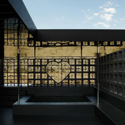 Soak in the desert atmosphere from the spa