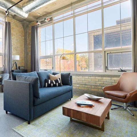 Crash out and take in the leafy scenes outside