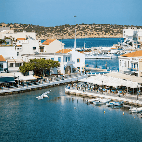 Explore Agios Nikolaos, just 7 kilometres away