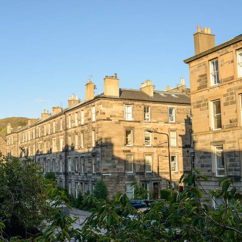 Soak up stunning views of the quaint architecture adorning Edinburgh's streets