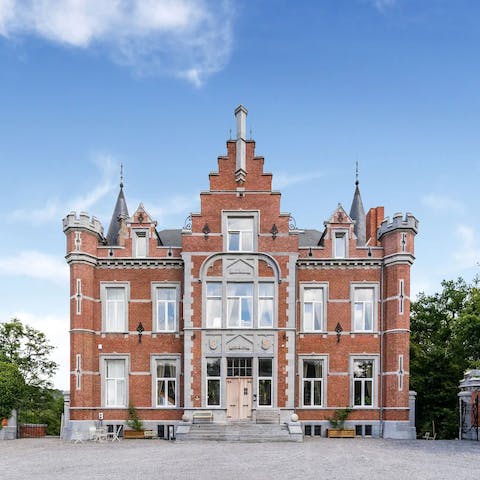 Stay in a beautiful fairytale castle complete with turrets