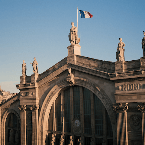 Explore the bustling streets of the 10th arrondissement 