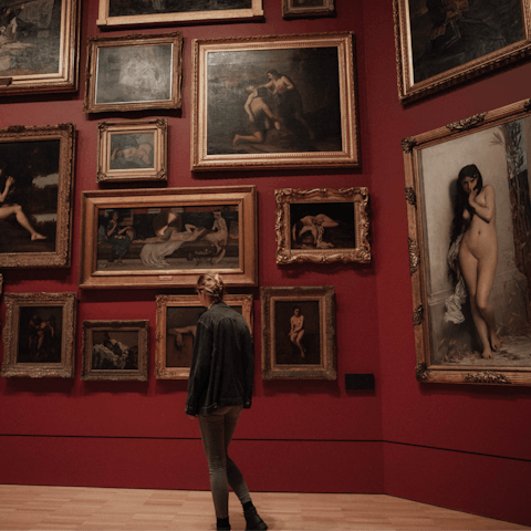 Admire the artworks in Thyssen-Bornemisza Museum, a short walk away