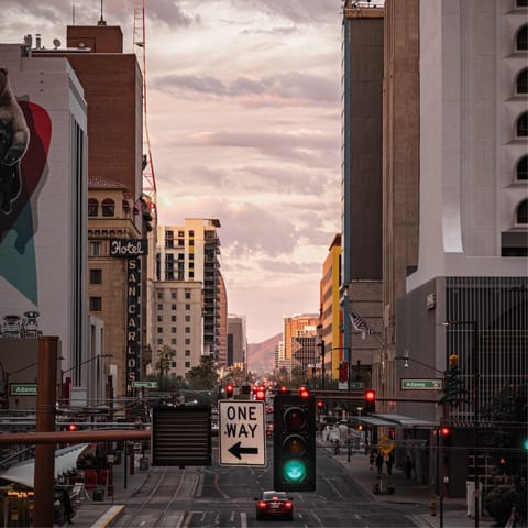 Head to Downtown Phoenix, a five-minute walk away