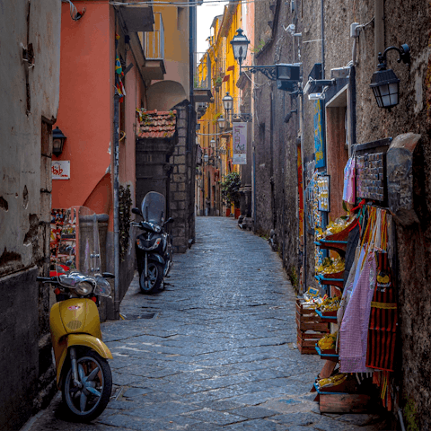 Explore the colourful streets of the Old Town