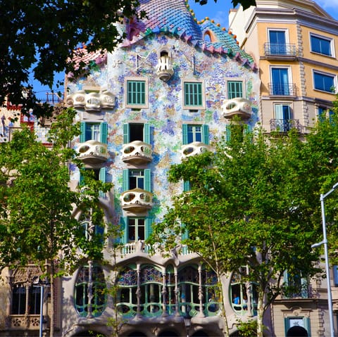 Spot the stunning architecture that Barcelona is so famous for, right on your doorstep