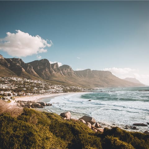 Take a short drive to Camps Bay for a day on the beach