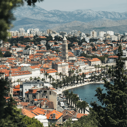 Tour the elegant city of Split, renowned for its stunning architecture and delicious food and wine