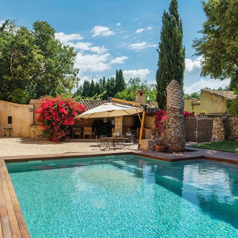 Cool off from the midday heat with a dip in the pool